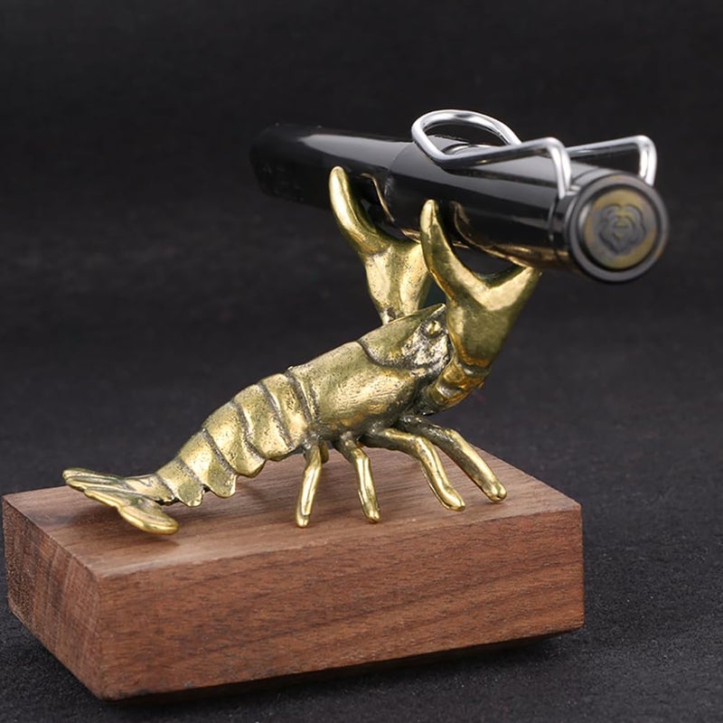 Fsocpen Weightlifting lobster Desk Pen Stand,Funny lobster Pen Holder,Desk Rack Storage Stationery Lovers,Desktop decorations - Image 3