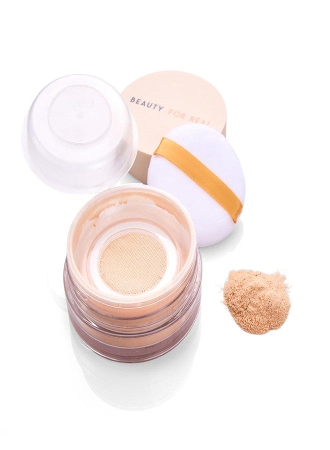 Beauty For Real Hydra-Set Translucent Finishing + Brightening Powder, Translucent 1 - Invisible, Weightless Finish - 16-Hour Wear & 24-Hour Shine Control - With Niacinamide & Vitamin E - Talc Free - Image 1