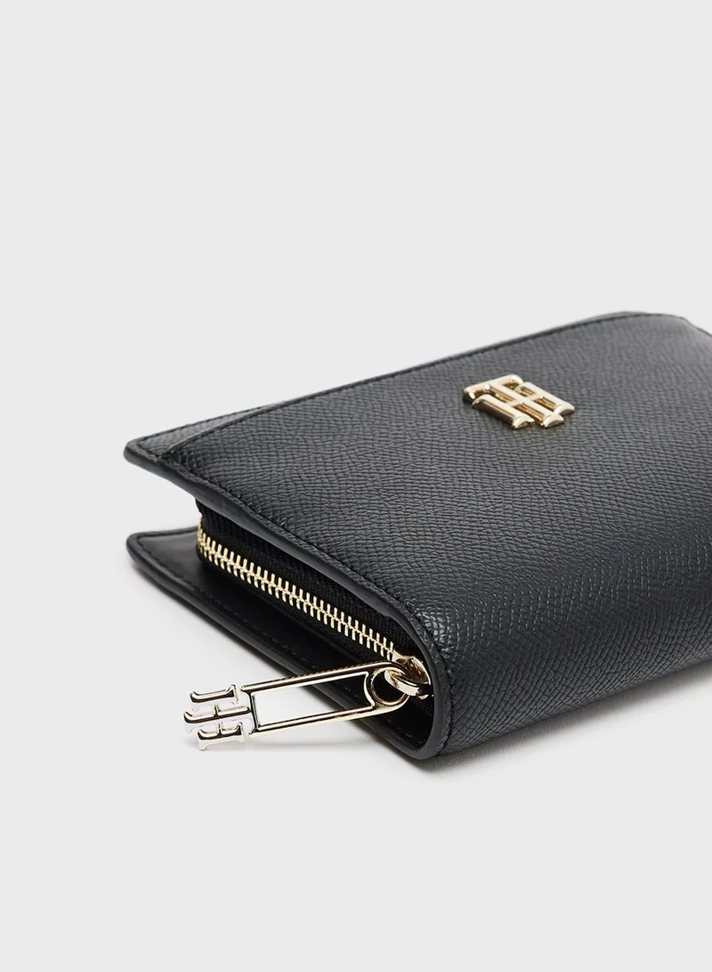 TOMMY HILFIGER Monogram Faux Leather Wallet