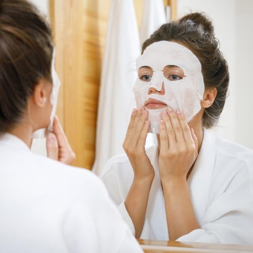 Lune+Aster 5 Minute Rescue Mask - Nourish | Antixoidant Sheet Mask with Pomegranate, Acai, and Blackberry. For premature aging and free radical damage. - Image 3