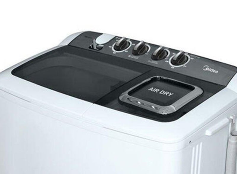 Midea Twin Tub Washer With Air-Dry Function 10 kg 85.47 W TW100ADN/TW100ADNB Black/White - Image 4