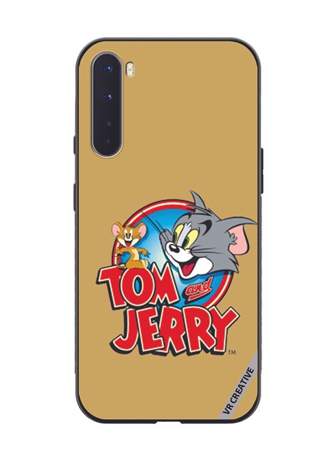 VR CREATIVE Protective Case Cover For OnePlus Nord Tom And Jerry Design Multicolour - Image 1