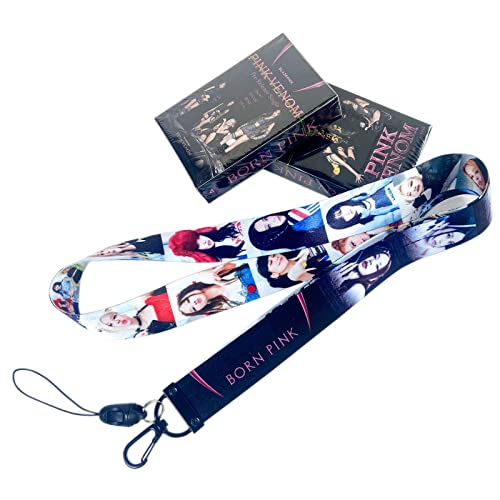 KPOPBP 159 Pcs Born Pink Album Gift Box Set Blink Fans Gift Merchandise Photocards Birthdays Party Decorations Kpop Lanyard Stickers - Image 4
