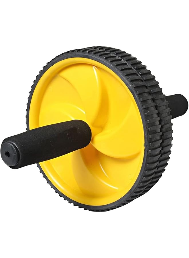 Marshal Fitness Double Wheel Ab wheel power roller wheel hand pusher multicolor JFL05 YL