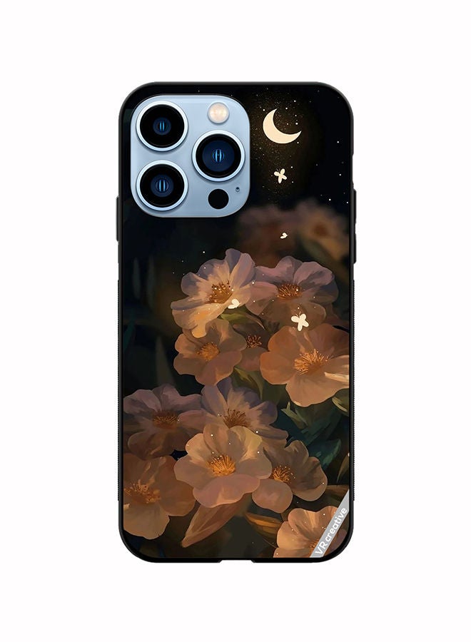 VR CREATIVE Protective Case Cover For Apple iPhone 14 Pro Max Flower With Butterfly Design Multicolour - Image 1