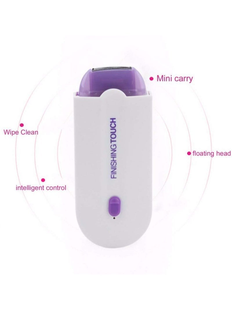 finishing touch SunHeart Hubs Finishing Touch Hair Remover | Rechargeable Instant Painless Facial Body Hair Remover Trimmer Shaver for Men and Women | Hair Removal Tool For Women (1Pc, White)  - Image 4