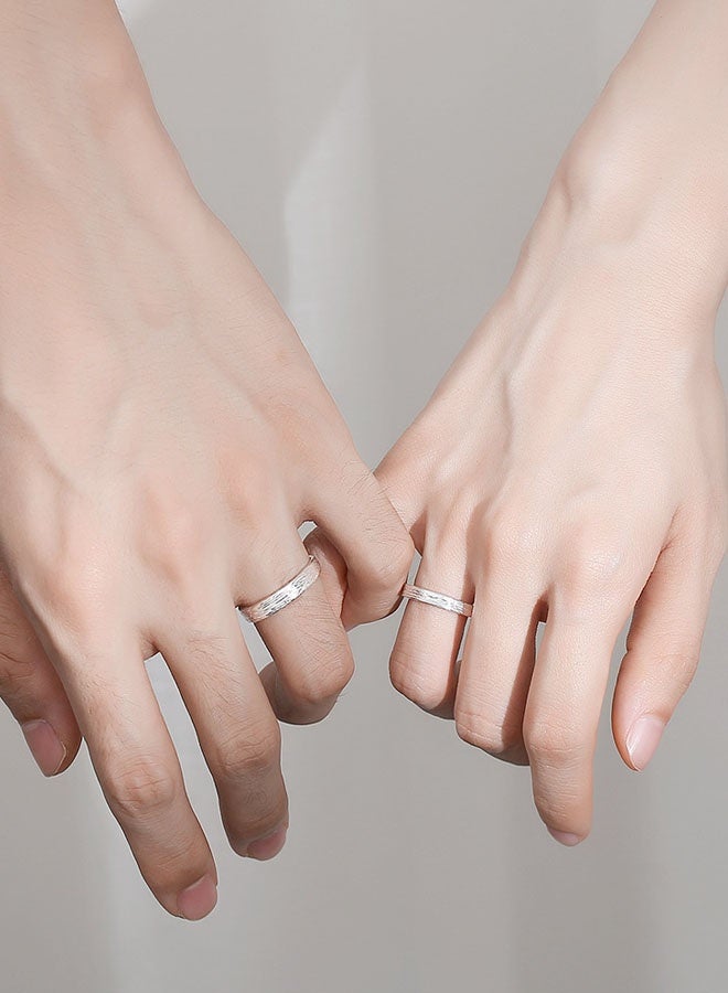 جيوان خاتم الزوجين من الفضة  هو هدية مناسبة للأزواج والأصدقاء - Image 1