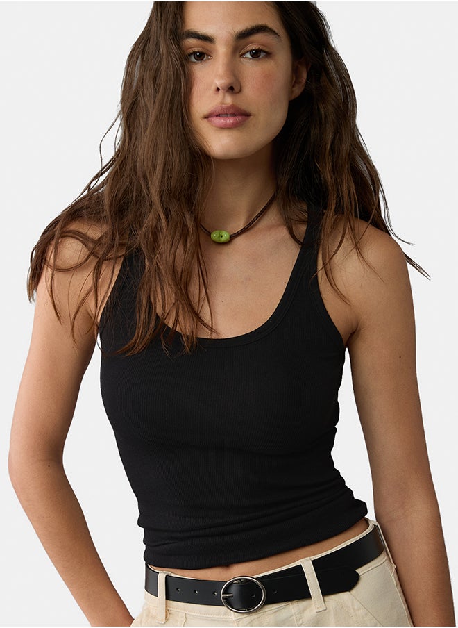 American Eagle - AE Boyfriend Scoop Tank Top - Image 1
