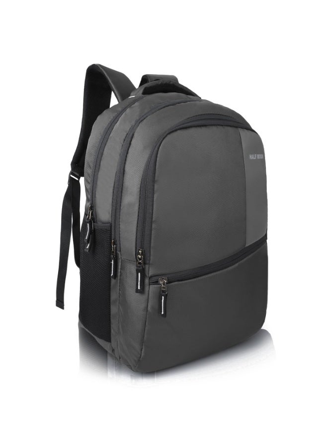 هاف مون Half Moon Valex 15.6 inch Laptop Bags for Men office use/College Bagpack/Back Pack Bag for Man Women | School Backpack for Boys Girls with Small Pockets & Laptop Compartment (Grey) - Image 1
