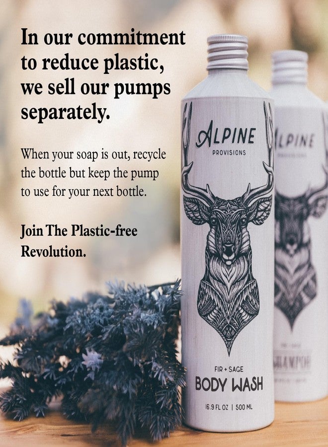 Alpine Provisions Natural & Organic Body Wash with Cedar & Sandalwood – Moisturizing Body Wash with Aloe Vera, Coconut Oil & Essential Oils – Vegan, Sulfate-Free, Plastic-Free – 16.9 fl oz - Image 4