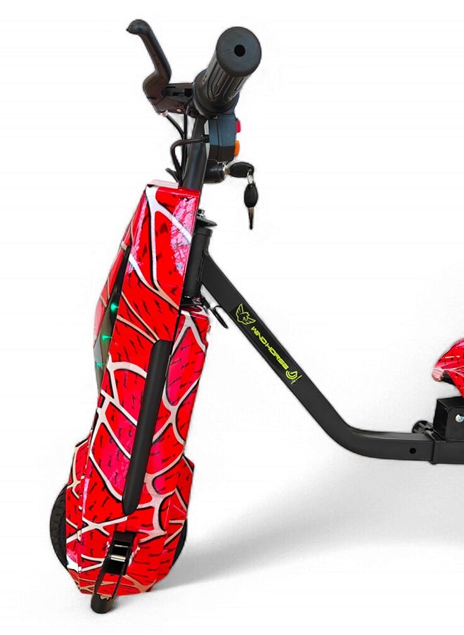 Wind Horse - Electric Stunt Drifting Scooter for Kids and Adults – 250W Brushless Motor, 36V 4Ah Battery, 360° Spin, Bluetooth Speaker, Adjustable Frame, 3-Speed Modes, Steel Alloy Body, Protective Gear Included - Image 1