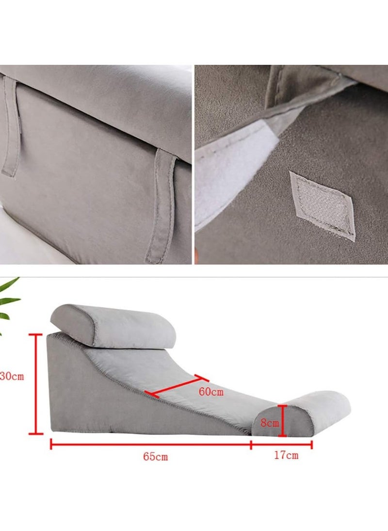 Arabest - 3pcs Orthopedic Bed Wedge Pillow Set for Post Surgery, Memory Foam for Sleeping, Adjustable Leg, Back and Arm Support, Sitting Up and Rest Pillow with Travel Bag - Image 1