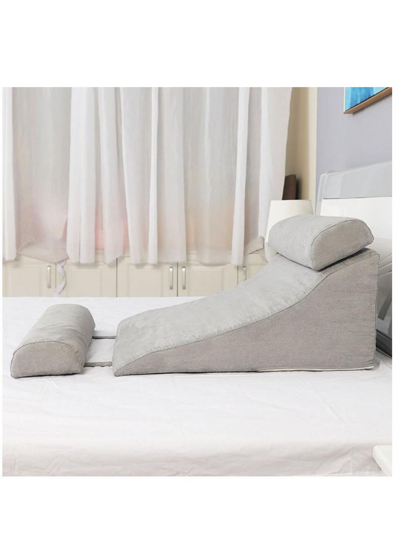 Arabest - 3pcs Orthopedic Bed Wedge Pillow Set for Post Surgery, Memory Foam for Sleeping, Adjustable Leg, Back and Arm Support, Sitting Up and Rest Pillow with Travel Bag - Image 1