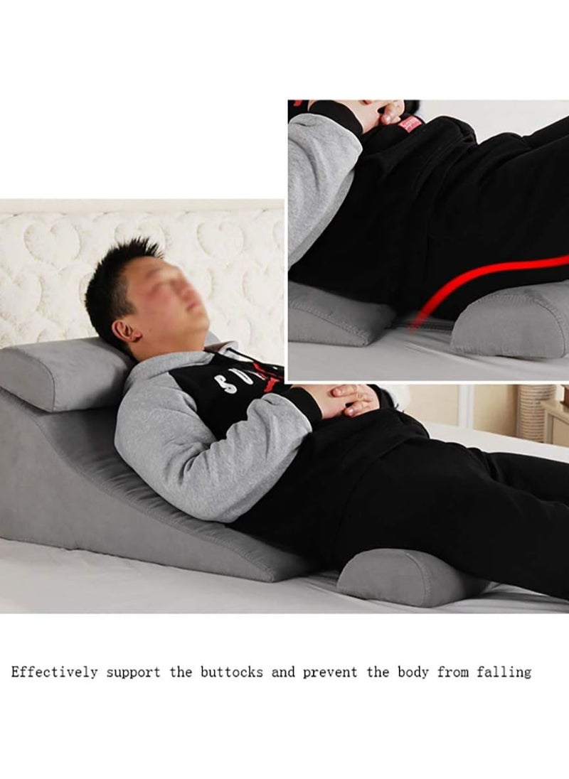 Arabest - 3pcs Orthopedic Bed Wedge Pillow Set for Post Surgery, Memory Foam for Sleeping, Adjustable Leg, Back and Arm Support, Sitting Up and Rest Pillow with Travel Bag - Image 1