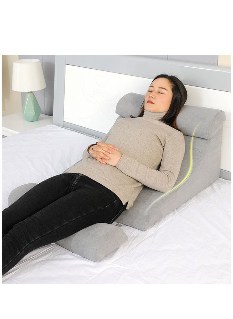 Arabest - 3pcs Orthopedic Bed Wedge Pillow Set for Post Surgery, Memory Foam for Sleeping, Adjustable Leg, Back and Arm Support, Sitting Up and Rest Pillow with Travel Bag - Image 1