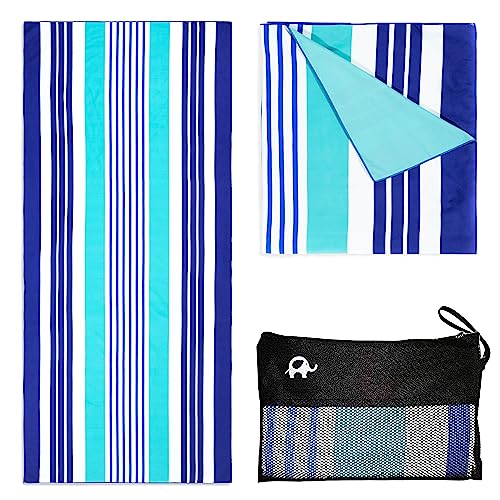 Elite Trend Microfiber Beach Towel  Extra Large 78x35 Inch Sand Free Quick Dry Towel for Travel Swimming Pool Yoga Hiking Camping  Lightweight Fast Drying Microfiber Towel Compact for Adults