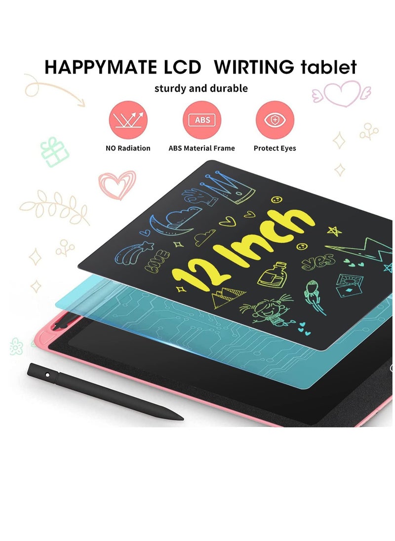 PAMEER - 12 inch LCD Writing Tablet Electronic Digital Doodle Board Erasable Reusable Graphic Pad for Kids Learning and Practices - Image 1