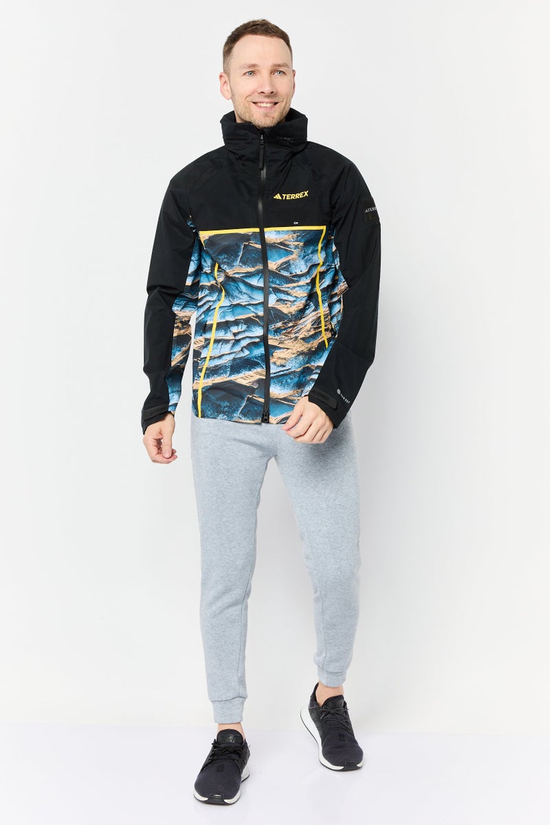 Adidas Adidas Terrex x National Geographic Men Sportswear Fit Terrex Outdoor Jacket, Black - Image 2