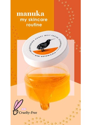 Kiwi Botanicals Brightening Honey Melt Facial Cleanser with Manuka Honey 31 oz