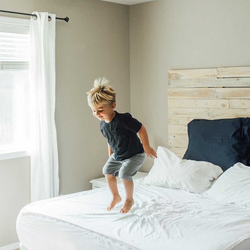 QuickZip Sateen Pillow Case Standard/Queen Size (20” X 32”) Pillowcases, Set of 2, 100% Cotton Pillow Covers with Envelope Closure, White - Image 4