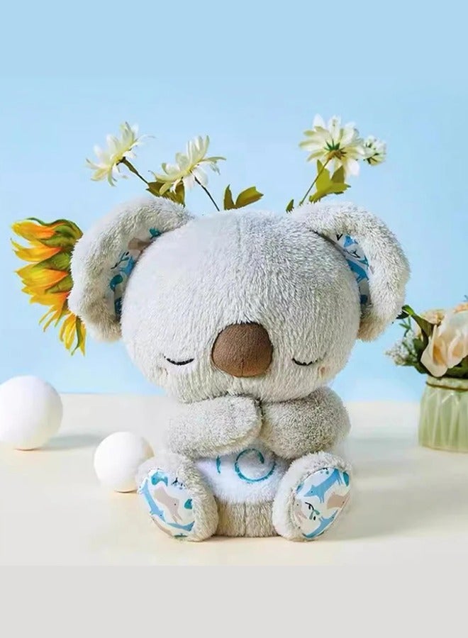 Cute Koala Baby Sleep Soother with Music Lights Rhythmic Breathing Motion Plush Stuffed Animal Musical Baby Toy for Newborns  - Image 3