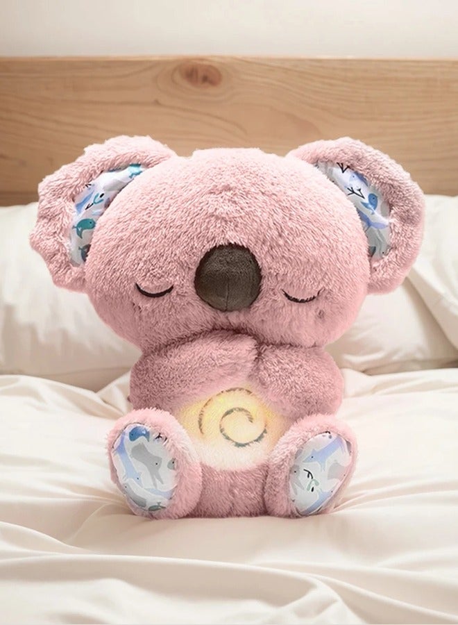 Cute Koala Baby Sleep Soother with Music Lights Rhythmic Breathing Motion Plush Stuffed Animal Musical Baby Toy for Newborns  - Image 4
