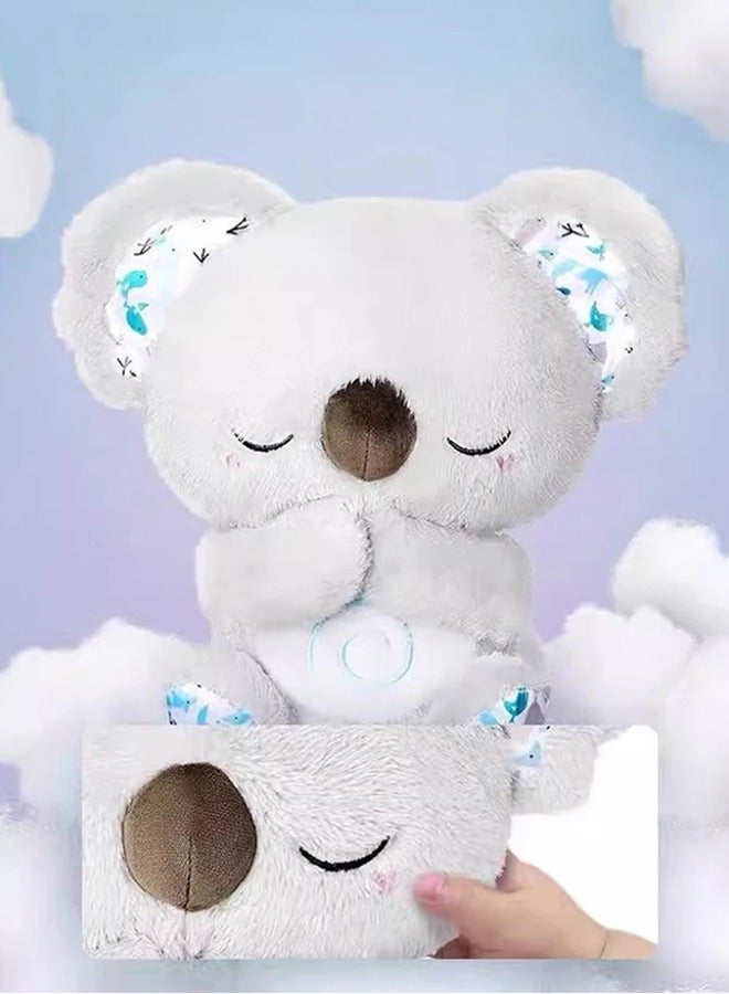 Cute Koala Baby Sleep Soother with Music Lights Rhythmic Breathing Motion Plush Stuffed Animal Musical Baby Toy for Newborns  - Image 5