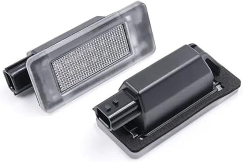 2PCs White License Plate Lights for Nissan - Image 1