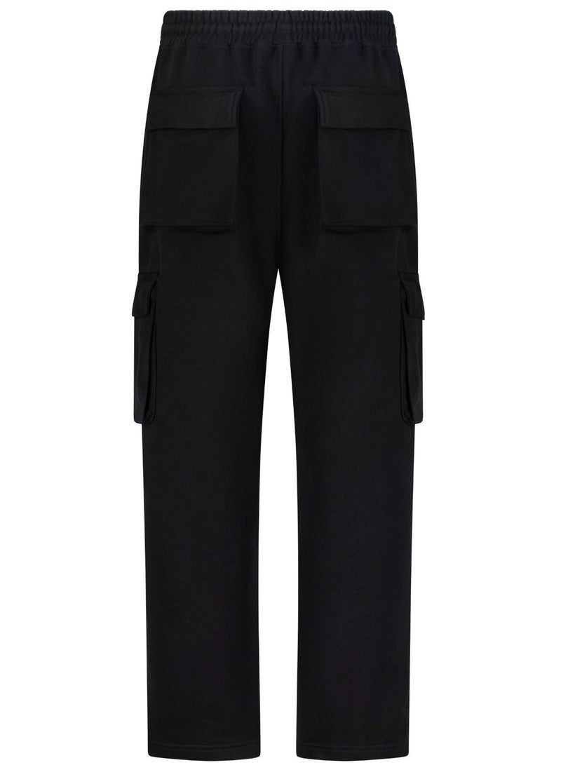 LOUKLAD L.L Studios Cargo Sweatpants - Black - Image 2