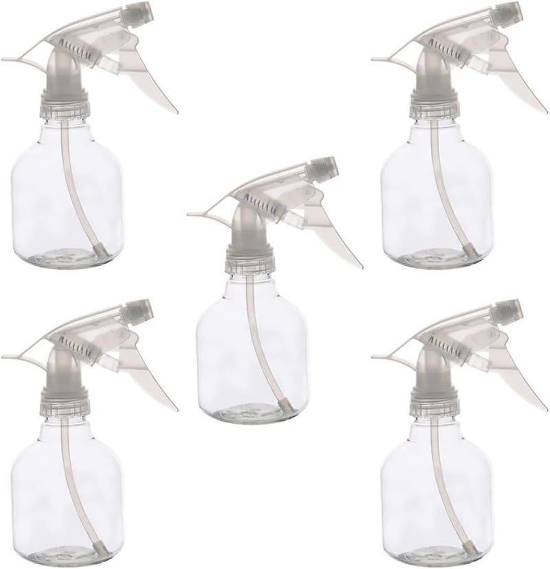 NUOBESTY 5pcs 250ml Hair Spray Bottles Salon Water Misters for Hair Styling and Plant Care Gardening Mist Sprayer - Image 1
