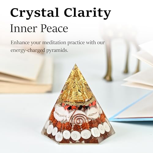 HindCraft Laxmi Hexagon Pyramid | Vastu & Feng Shui Energy Tool for Wealth and Success | Decorative Sculpture for Home & Office for Good Luck and Harmony - Image 3