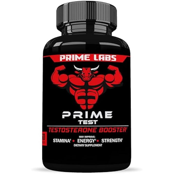Prime Labs - Men's Testosterone Booster - Stamina, Endurance, & Strength Booster - 60 Caplets - Image 1