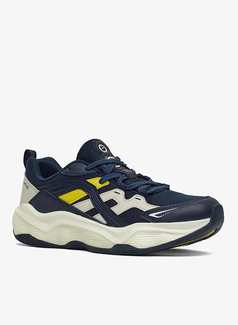 CAMPUS Men Ander Bubble Yoga Max Lace-Up Sneakers-Navy