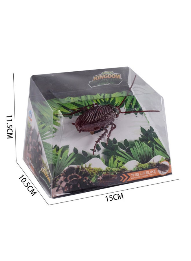 Spider Teases Cats And Dogs Vibration Walking Small Cockroaches Small Spider Trick Funny Simulation Animal Toys-Color:Small Cockroach  - Image 4