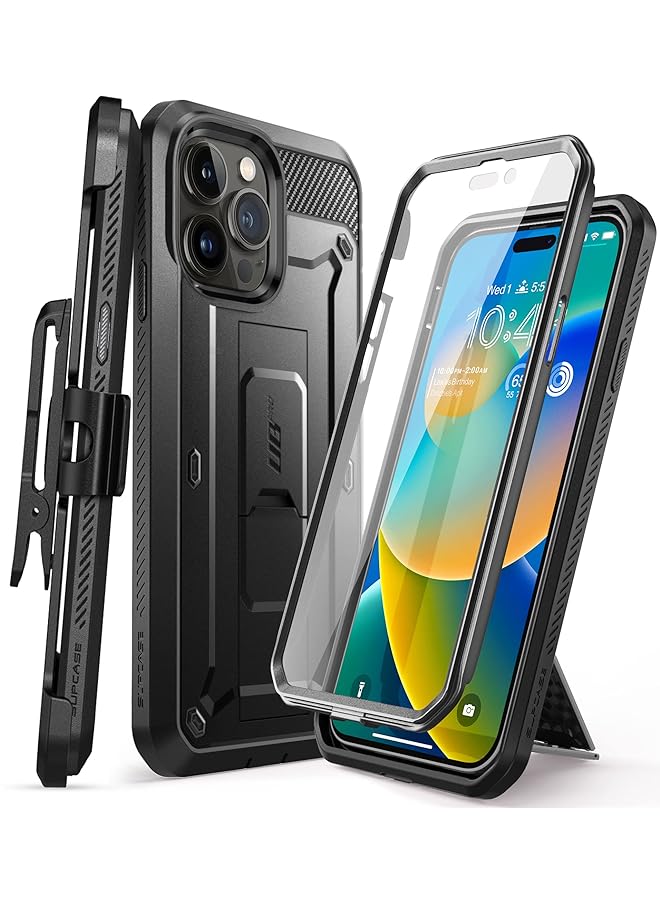 SupCase Unicorn Beetle Pro Case For Iphone 14 Pro 6.1 Inch With Built In Screen Protector And Kickstand And Belt Clip Heavy Duty Rugged Case - Image 1
