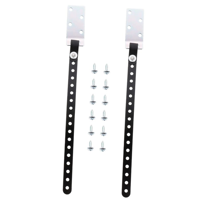 2Pcs Adjustable Heavy Duty Furniture Safety Straps Wall Anchors For Earthquake Protection - Image 2