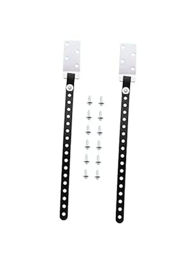 2Pcs Adjustable Heavy Duty Furniture Safety Straps Wall Anchors For Earthquake Protection - Image 1