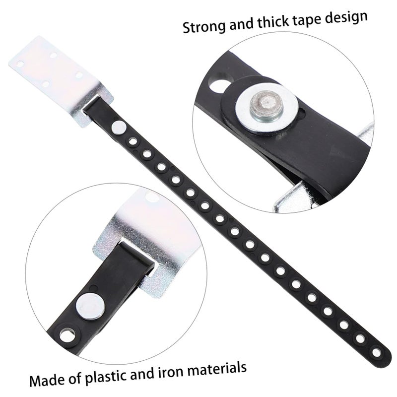 2Pcs Adjustable Heavy Duty Furniture Safety Straps Wall Anchors For Earthquake Protection - Image 3