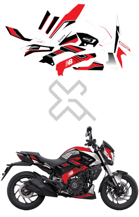Grayfixx Full Body Sticker for Dominar 400 | Made in Premium Gloss Vinyl with FPF(Fade Protection Film), Water Proof, Precut Sticker, Pack of 1 for Both Side-Self-Adhesive - Image 3