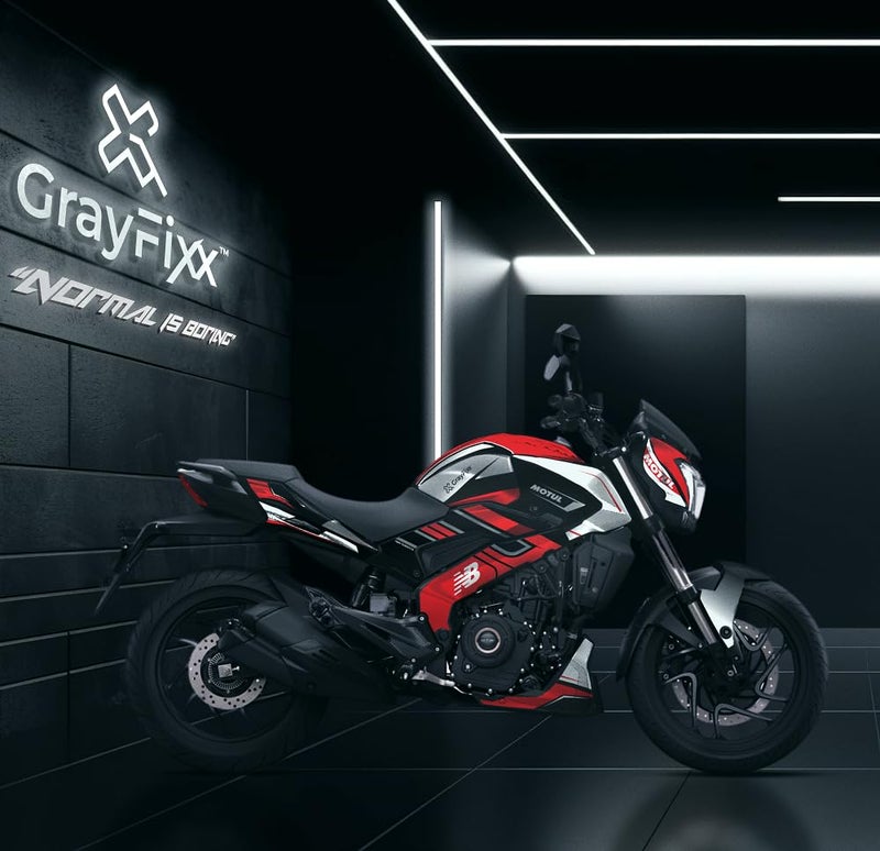 Grayfixx Full Body Sticker for Dominar 400 | Made in Premium Gloss Vinyl with FPF(Fade Protection Film), Water Proof, Precut Sticker, Pack of 1 for Both Side-Self-Adhesive - Image 2
