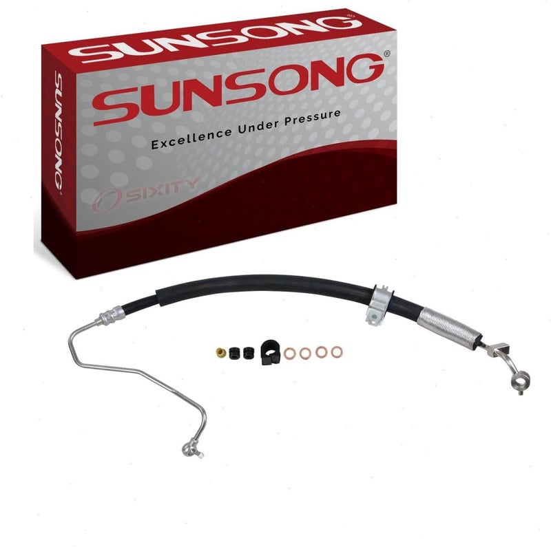 Sunsong 3403716 Power Steering Pressure Line Hose Assembly