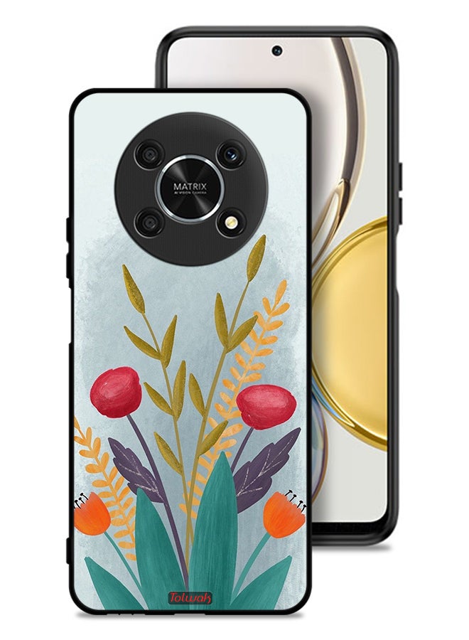 Tolwak Honor X30 5G Protective Case Cover Plants Drawing Art - Image 1