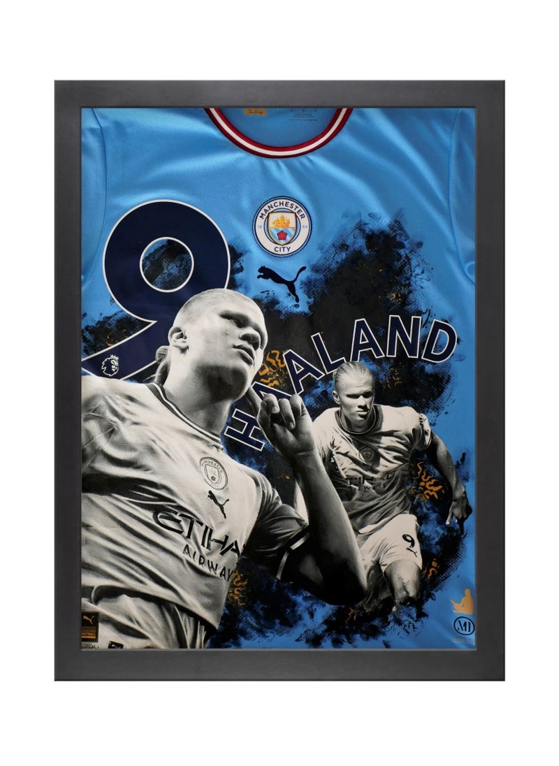Boomah Accessories Erling Haaland Poster with Frame 30x40cm 