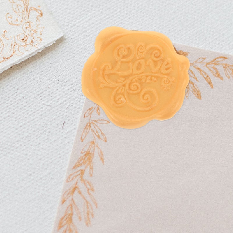 12Pcs Envelope Sealing Stickers Wax Seal Stickers Adhesive Wax Seals Wedding Embossed Seal Stickers - Image 1