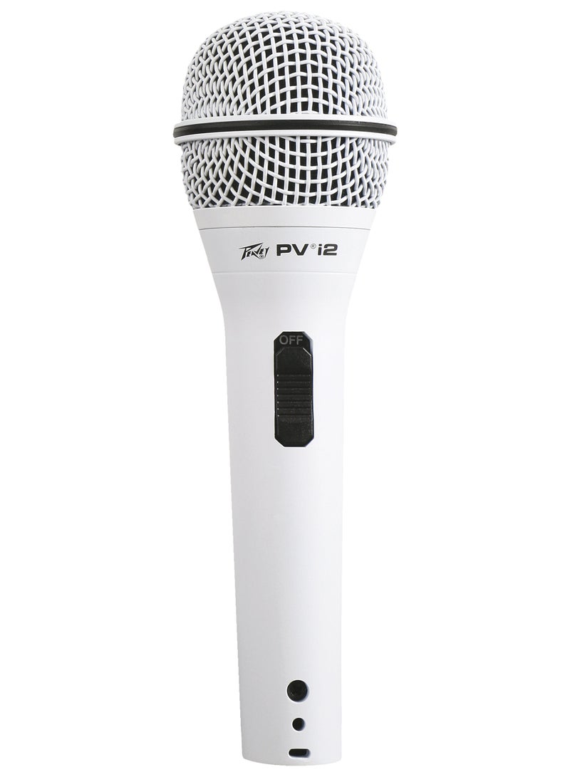بيفي ميكروفون صوتي ديناميكي أحادي الاتجاه PV®i 2 1/4" أبيض مع كابل 1/4 بوصة - Image 2