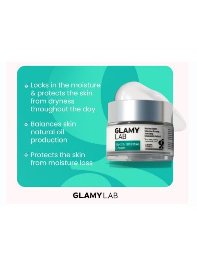 GLAMY LAB HYDRA INTENSE HONEY AND MARINE ELASTIN CREAM 50GM - Image 2