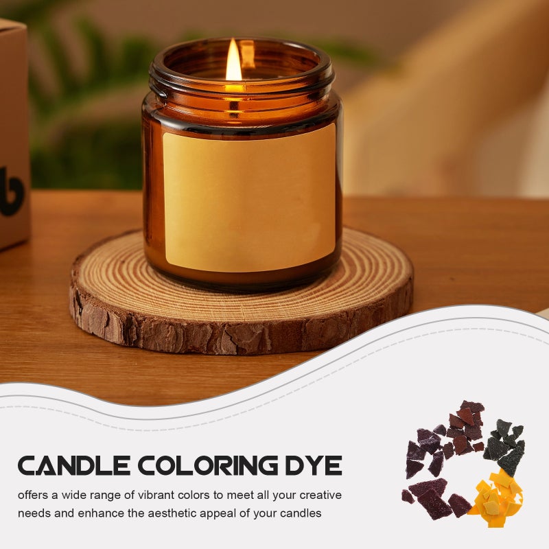 1 Set Of Wax Dye For Candle Making Scented Candle Coloring Dye Plant Extracts Safe Diy Craft Wax Flakes For Home Festive Decor - Image 4