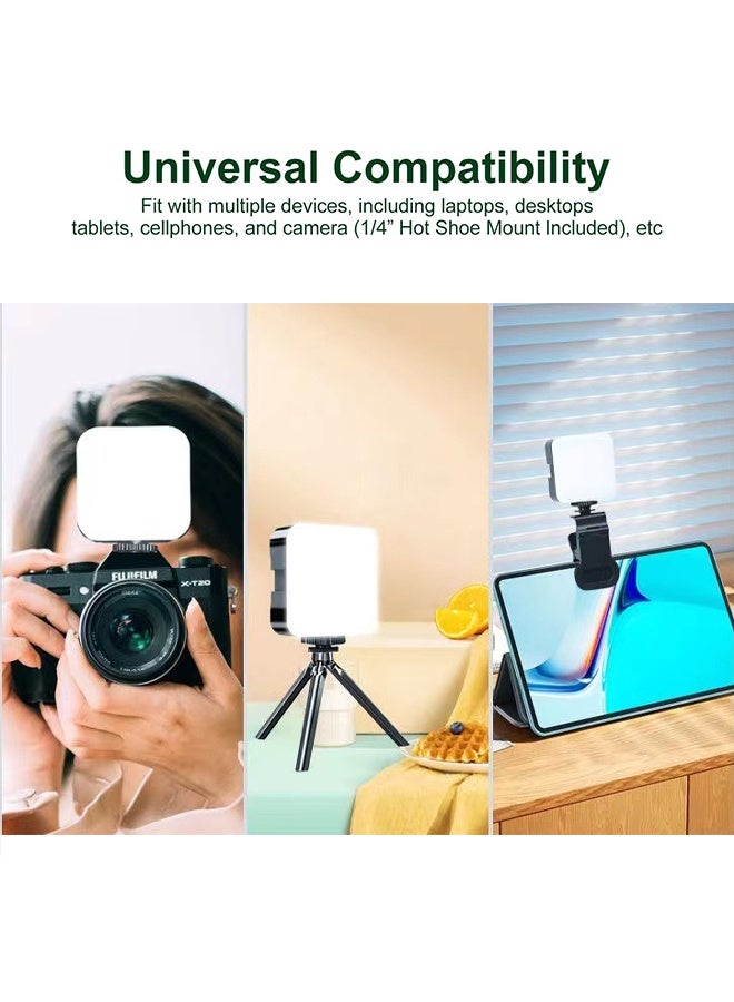 An LED Selfie Light, Phone Light with Front & Back Clip, Dimmable LED Portable Light for Phone, Camera, Laptop, TikTok, Makeup, Live Stream, Vlog  - Image 5