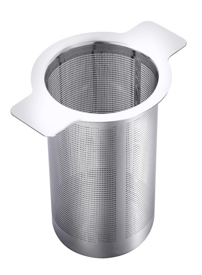 Leden Extra Fine Mesh Tea Strainer Stainless Steel Tea Infuser Steeper for Loose Leaf Tea and Coffee, Tea Filter with Large Capacity for Tea Cups, Teapots, Mugs, Double Handles - Image 1