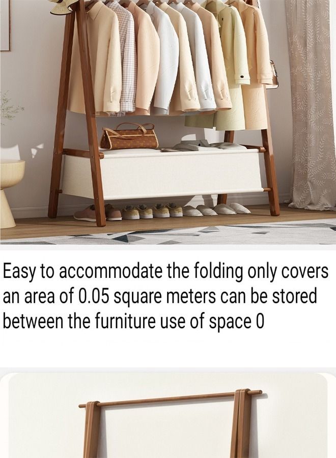 fashionhome Multifunction Clothes and Household Items Foldable Storage Rack 116 x 46 x 150 cm - Image 3